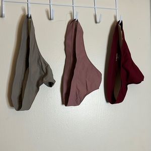 Fabletics set of three thongs size M